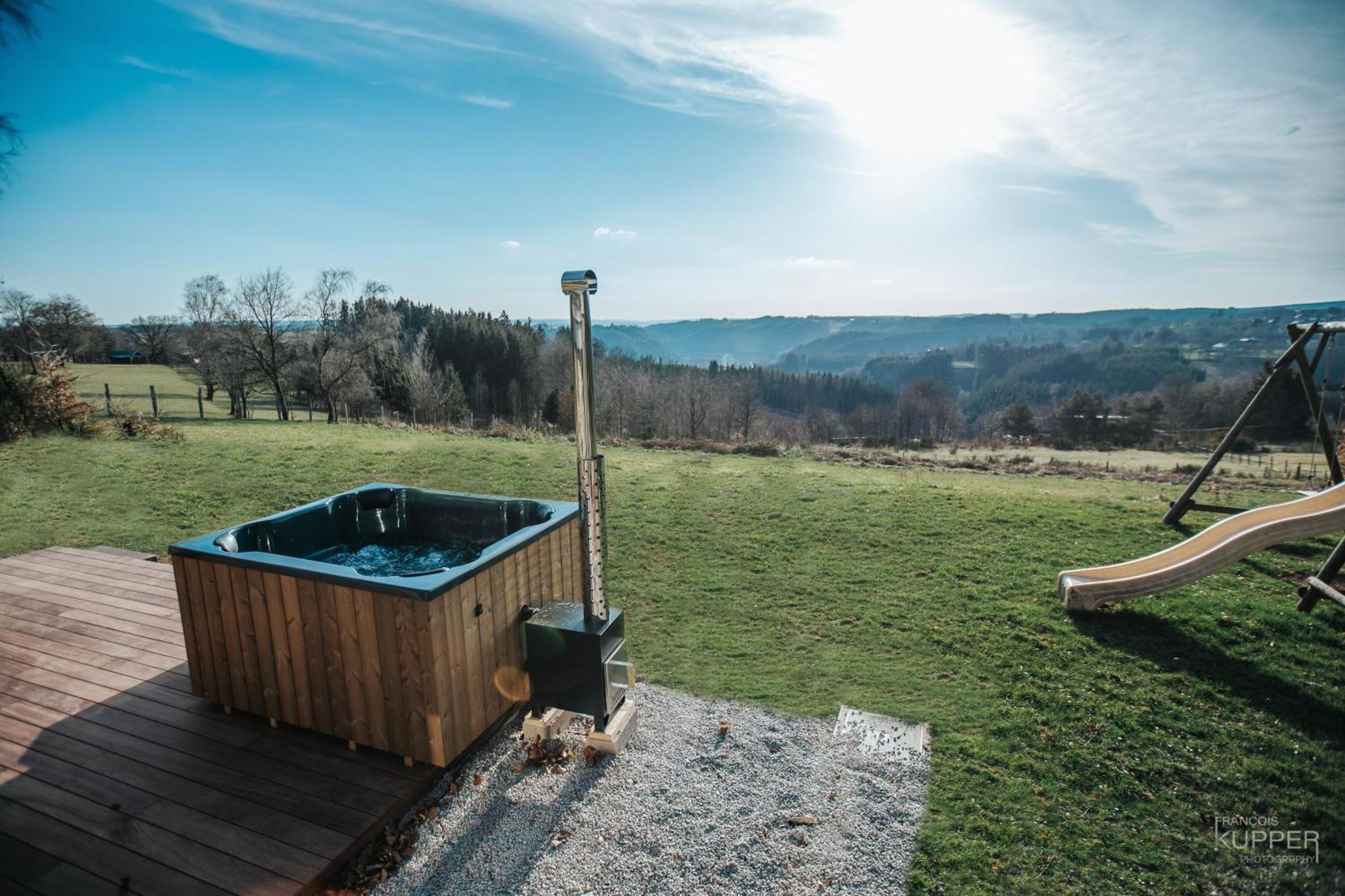 הוילה Le Noir Flohay 30 Pers - Malmedy, Vue, Wellness מראה חיצוני תמונה